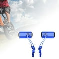 thumbnail image 3 of Une Paire de Miroir de Guidon de Vélo 360° Super Clair Résistant aux Chocs Léger Grand Angle Entièrement Réglable (Bleu), 3 of 5