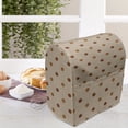 thumbnail image 3 of Tan Stand Mixer Cover, Classical Old Fashioned Pattern of Polka Dots in Brown Colors Grungy Tile, Kitchen Appliance Organizer Bag Cover with Pockets, 5 Quarts, Brown Pale Coffee Tan, by Ambesonne, 3 of 4