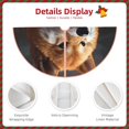 thumbnail image 3 of Balery Regal Shiba Inu Printed Christmas Tree Skirt , Merry Christmas Party Christmas Tree Decoration,Adjustable Tree Skirt-30", 3 of 6