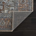 thumbnail image 3 of Hauteloom Aila Hallway, Kitchen Machine Washable Runner Rug - Farmhouse - Orange, Blue, Off White - 2'7" x 7'3", 3 of 7