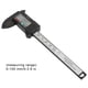 thumbnail image 5 of Calibrador Digital Fácil De Llevar, Calibrador Digital De Plástico De Resultado Preciso, Para Medición De Joyería Arqueológica Medición De Bricolaje ANGGREK Herramientas, 5 of 8