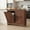 Brown, variant on Conate Kitchen Double Tilt Out Trash Can Cabinet, Farmhouse 13 Gallon Hidden Garbage Bin Storage Cabinet with Odor Control, Brown