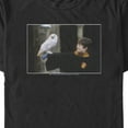 thumbnail image 2 of Men's Harry Potter Wizard and Owl Graphic Tee Black 3X Large, 2 of 5