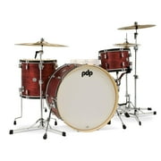 PDP Concept Classic 3-Piece Drum Shell Pack - 26" Bass (Oxblood, Ebony Hoops)