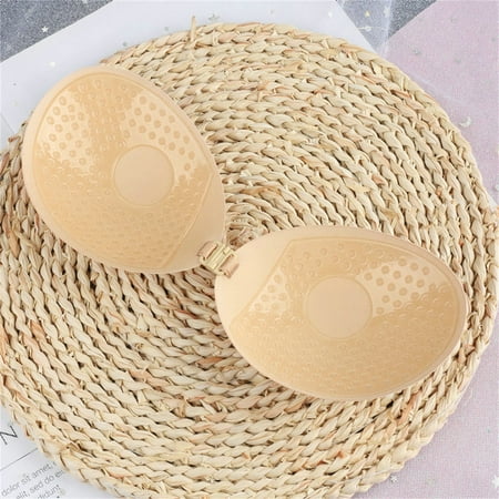 HCURIBAD Clearance! Silicone Bra  Non-marking Stick-on Silicone Bra Women s Gathering Underwear Bra  Strapless Bra  Backless Bra  Backless Bra A L