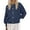 Dark Blue, variant on FreshPretty Chunky Cardigan Sweaters for Women Fall Fashion Button Lantern Long Sleeve Cable Knit Winter Coats Outerwear