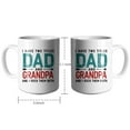 thumbnail image 4 of I Have Tow Titles Dad and Grandpa Coffee Mugs 15 OZ Sublimation Mugs,Double-sided Printing Ceramic Cups Ceramic Mugs for Coffee,Tea,Hot Cocoa, 4 of 4