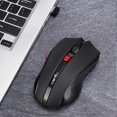 thumbnail image 4 of Souris sans fil 2,4\xa0GHz, accessoire informatique léger, 6\xa0touches, noir, pour ordinateur portable, bureau, 4 of 4