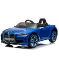 Luxurious Licensed BMW I4 12v Kids Electric Ride On Car with 2.4G