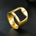 thumbnail image 5 of Unisex Stainless Steel Ring Bottle Opener Geometric Design Everyday Use Durable Convenient Lucky Cat Element Ring Black, 5 of 5