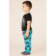 thumbnail image 2 of Centric Brands Monster Jam Boys 2-Piece Pajama Set, Viscose Spandex, Crew Neck Short Sleeve Shirt & Pants, Trucks, Sizes 6-12, 2 of 6