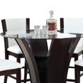thumbnail image 3 of Beautiful Counter Height Table With Pedestal, Espresso Brown, 3 of 4