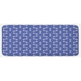 thumbnail image 1 of Turkish Pattern Kitchen Mat, Blue and White Intricate Mosaic Inspired by Art, Plush Decorative Kitchen Mat with Non Slip Backing, 47" X 19", Royal Blue Pale Blue, by Ambesonne, 1 of 1