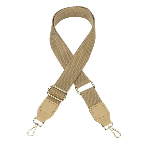 Uxcell Wide Shoulder Purse Strap [1Pcs] - 55 Inch Adjustable Straps Replacement for Handbags Use For Purse & Crossbody Bag & Guitar & Canvas Bag - [Khaki]