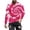 D518/Hot Pink, variant on Afdoent Mens Long Sleeve T-Shirt Tie Dye Crew Neck Tee Shirts Fashion Casual Everyday Comfortable For Daily Wear