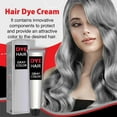 thumbnail image 5 of Permanent Hair Dye Color Cream, Light Grey Silver Hair Coloring Dye Creme Unisex, Safe Hair Dyeing Shampoo, Long Lasting Effect not Easily Fade, DIY Fashion Hair Dye Permanent for Men and Women, 5 of 6