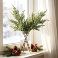thumbnail image 2 of 2026 Christmas Home Party Decoration Winter Artificial Leaves Branches For Vase Fillers Home Table Mantel Scary House Christmas Decor Christmas Celebration Party Supplies, 2 of 6