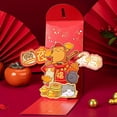 thumbnail image 2 of Lilixerw 2026 Spring Festival 3D Red Envelopes,New Year Lucky Money Packets with Pull-Out Design,Festival Gift Cash Envelopes,Multicolor,6.3 Inch, 2 of 6