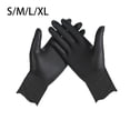 thumbnail image 2 of Sonducket 2 uds guantes de un solo impermeables mitones de alta elasticidad herramientas de limpieza universales laboratorio lavavajillas de guantes y mitones Negro SG Sonducket AP013469-04, 2 of 6