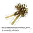 thumbnail image 4 of 10pcs 8" Large Big Pull Bow Organza Gift Wrapping Bows Ribbon for Wedding Presents Christmas,Golden, 4 of 6