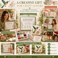 thumbnail image 7 of Cottage Garden Mosaic DIY Kit - Watering Can Mosaic Art Kit for Adults & Beginners, Relaxing Craft Hobby Set Includes Vibrant Beads, Glue, Tweezers & Display Easel, Aesthetic Home Decor Gift(F), 7 of 7