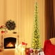 thumbnail image 2 of Árbol de Navidad tipo lápiz preiluminado Costway 270 cm 400 luces LED 699 puntas de ramas, 2 of 4