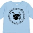 thumbnail image 4 of Inktastic Drummer Percussionist Music Boys or Girls Long Sleeve Toddler T-Shirt, 4 of 5