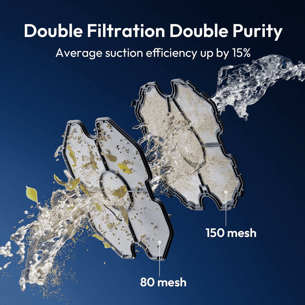 Bubot 300P Pool Vacuum, Cordless Robotic Pool Cleaner, Superior Suction, Smart Senor, DirtLock 2.0, for Above-Ground Flat Pools