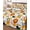 White Red Orange, variant on Full Size Quilt Bedding Set, Funny Animals Reversible Summer Quilt 3 Pieces, Cartoon Lions Giraffes Flamingo Family Lightweight Bedspreads Coverlets with 2 Pillow Shams for All Seasons