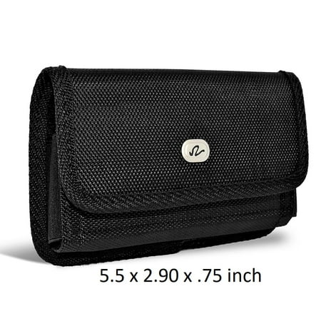 het ergste escort opvoeder Horizontal Rugged Nylon Canvas Carrying with Metal Belt Clip & Loop  Compatible with Sony Xperia Z5 Compact Devices - (Fits With Otterbox  Defender, Commuter, LifeProof Cover On It) | Walmart Canada