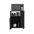 thumbnail image 6 of TUHOME Lower Microwave Storage Cabinet with Single Door and Three Side Shelves for Organized kitchen, 6 of 7