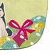 thumbnail image 2 of Babero Caroline's Treasures Multicolor Huevos de Pascua Siberian Occidental Laika Spitz, 2 of 3
