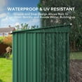 thumbnail image 2 of Lofka 6' x 4' Outdoor Storage Shed, Metal Garden Tool Storage Shed with Double Lockable Doors, Green, 2 of 7