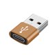 thumbnail image 1 of Adaptador USB 3.1 Tipo C a 3.0 A Carga de Datos 2x + Oro, 1 of 3