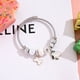 thumbnail image 5 of Pulseras de dibujos animados de Snoopy de Anime para mujer, pulsera de acero inoxidable, colgante, dijes de moda, joyería para mejores amigos, regalos de fiesta, 5 of 5