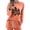 Orange, variant on Dreluolixuan Christmas Sweatsuit Set for Women Long Sleeve Pullover Pants Letter Lightweight Vacation Tracksuits