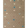 thumbnail image 1 of Ahgly Company Machine Washable Indoor Rectangle Abstract Brown Sugar Brown Area Rugs, 2' x 3', 1 of 7