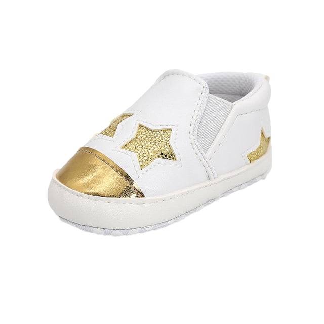 Zapatos de estrellas s para recién nacidos para niños, zapatillas de deporte de PU artificiales con suela blanda para niños de a 18 meses METRO Zulema Zapatos para cuna para niños