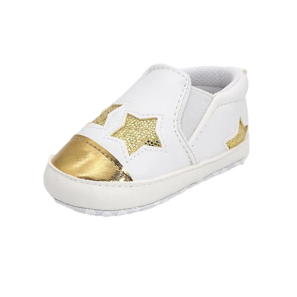 Zapatos de estrellas s para recién nacidos para niños, zapatillas de deporte de PU artificiales con suela blanda para niños de a 18 meses METRO Zulema Zapatos para cuna para niños