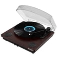 thumbnail image 4 of Reproductor de discos de vinilo con Bluetooth 5.3 de entrada y salida | Tocadiscos con parlantes y grabación USB | Tocadiscos Bluetooth con entrada AUX y salida RCA | Alfombrilla incluida | Tocadiscos, 4 of 5