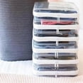 thumbnail image 5 of Zippered Hard Pouch, 2024 New Clear Hard Shell Zipper Case, Toy Organizers and Storage Bins, Clear, 5 of 5
