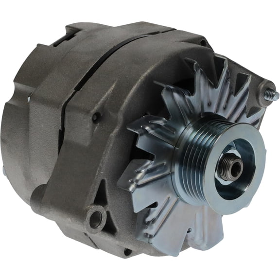 OEG Parts New Alternator With 10SI 10 SI 14.2 Set Point 1 Wire System 6 Groove Pulley Self Exciting 65 AMP