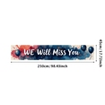 thumbnail image 3 of Blue Watercolor Background Banner with Balloons Star Elements We Will Miss You Decoration Party Supplies Farewell Party Photography Props Decor Backdrop, 3 of 8