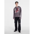 thumbnail image 2 of Sonic the Hedgehog Shadow Front and Back Puff Graphic Hoodie Sweatshirt, Men's Sizes XS-5XL, 2 of 5