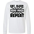 thumbnail image 3 of Inktastic Eat, Sleep, Krav Maga, Repeat Long Sleeve T-Shirt, 3 of 5