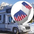 thumbnail image 6 of HELLHERO Polyester Fabric Toilet Lid Seat Cover & Elastic Installation Toilet Seat Cover Set & Universal for Toilet Soft, American Flag Pattern, 6 of 7