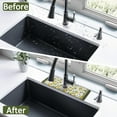 thumbnail image 4 of Kitchen Sink Splash Guard Faucet Mat 15" X 5.5" Lemon Farmhouse Absorbent Fast Drying Mat Faucet Draining Mat Sink Splash Guard Behind Faucet Drip Catcher for Kitchen Bathroom, 4 of 5
