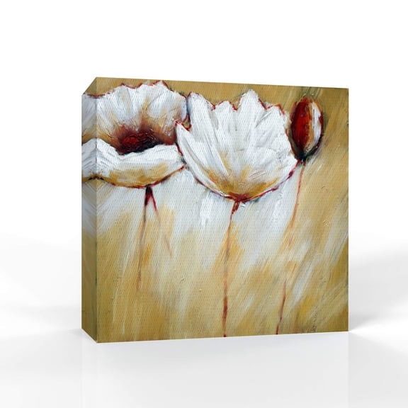 wall26 Canvas Wall Art Beautiful Flower Pictures Home Wall Decorations for Bedroom Living Room Paintings Canvas Prints Framed - 24x24 inches