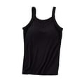 thumbnail image 2 of LSLJS Coussin de Poitrine Uni pour Femmes Camisole avec Blouse, Débardeurs pour Femmes, 2 of 6