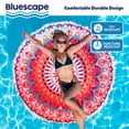 thumbnail image 3 of Bluescape 60” Towel Float – Large Round Inflatable Pool Raft with Plush Towel Top for Extra Comfort, 3 of 7